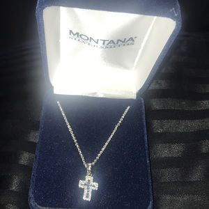 NWOT Montana Silversmith Cross Necklace